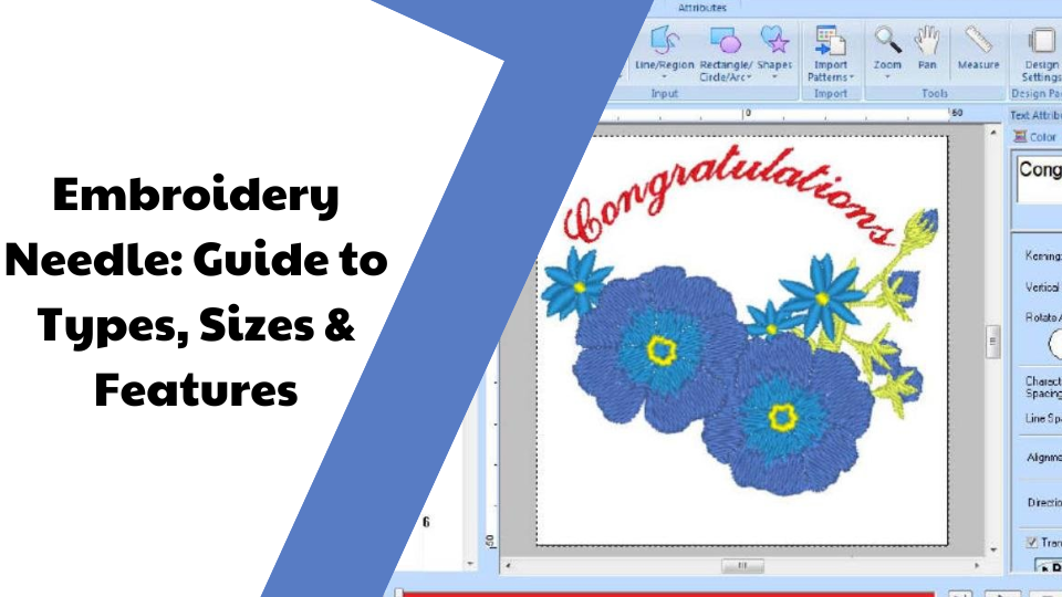 Embroidery Needle: Guide to Types, Sizes & Features