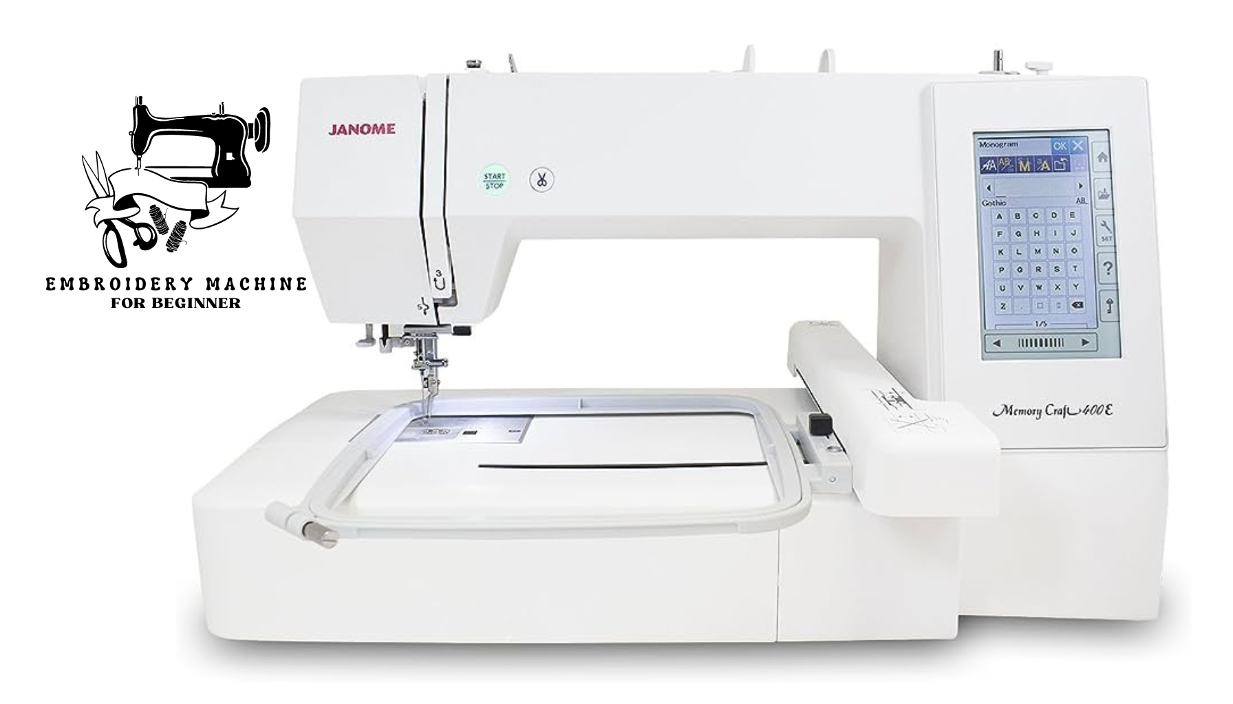 Janome Memory Craft 400E Embroidery Machine